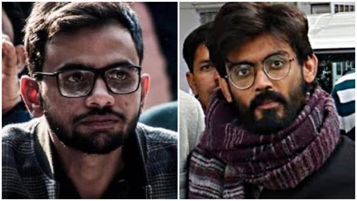  Umar Khalid and Sharjeel Imam are accused of conspiring to incite Delhi riots