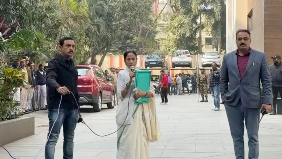 कोलकाता में ईडी की कार्रवाई पर हंगामा (Photo: ITG)