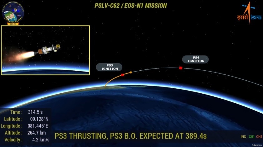 आंध्र प्रदेश के श्रीहरिकोटा से 'अन्वेषा' की लॉन्चिंग