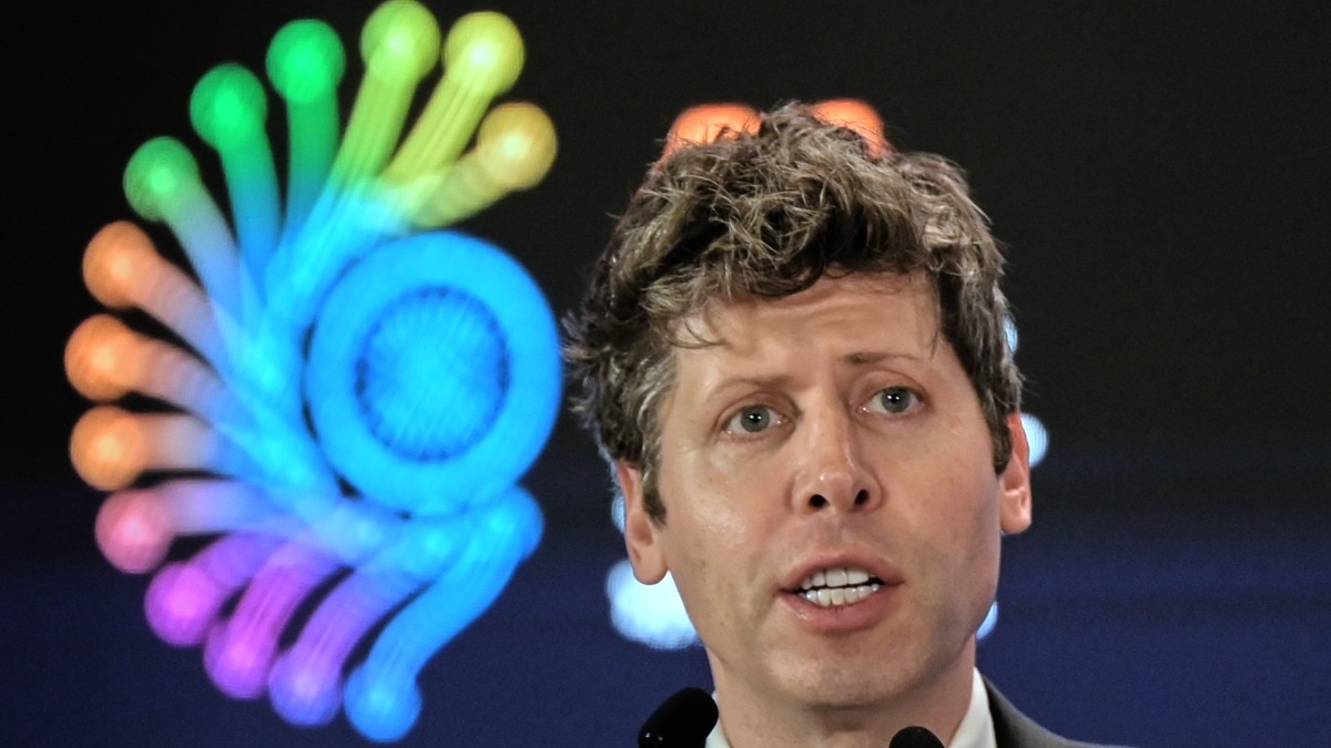 दिल्ली एआई समिट में Open AI के सीईओ सैम ऑल्टमैन (Photo: AP)