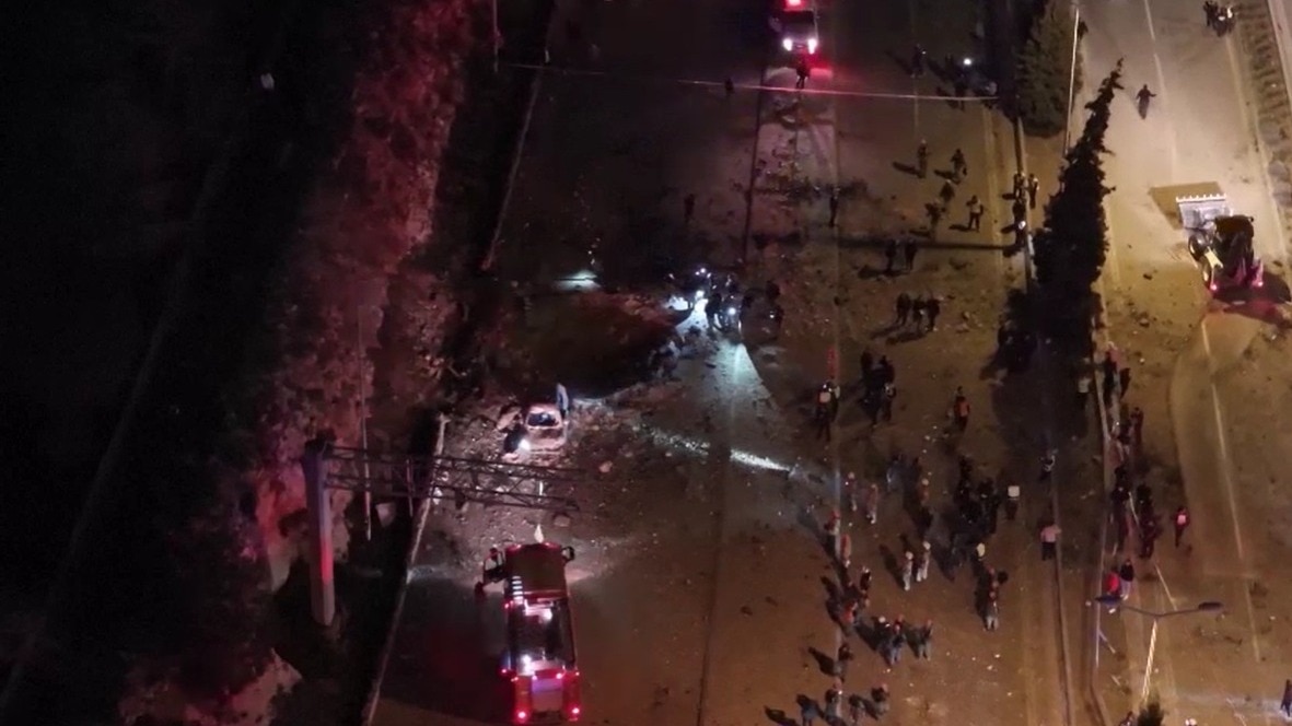 Iran's missile attack on Jerusalem.