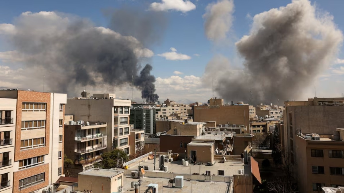 Israeli and American attacks in Tehran.