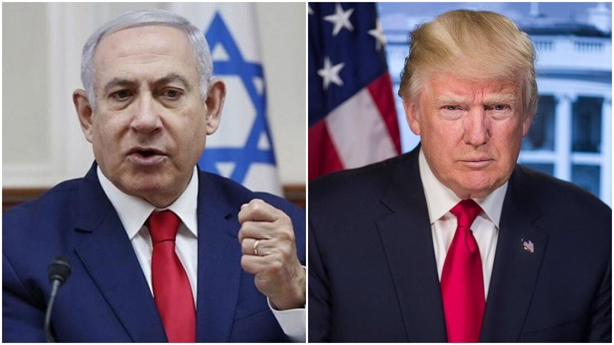 Israeli Prime Minister Benjamin Netanyahu and US President Donald Trump