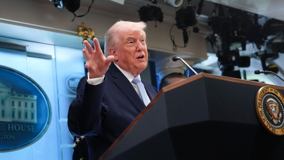 ट्रंप ने सीजफायर का ऐलान किया. (Photo: AFP)