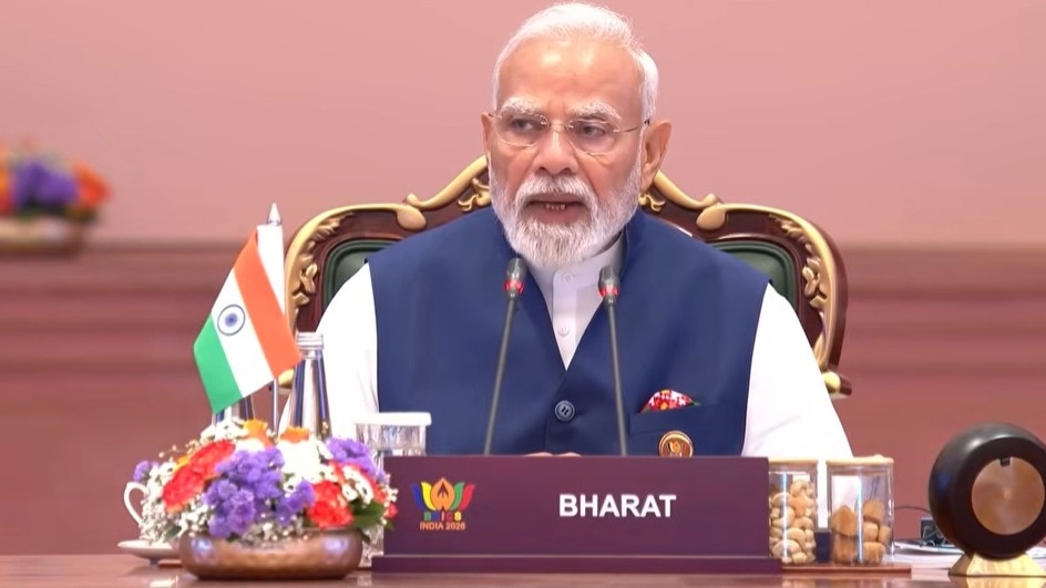 BRICS समिट के दूसरे दिन प्रधानमंत्री मोदी ने नेताओं को संबोधित किया