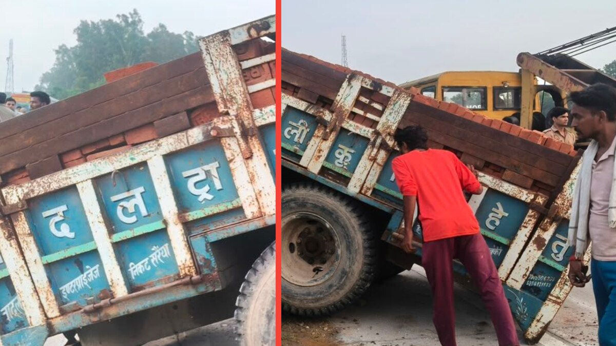 गोसाईंगंज थाना क्षेत्र के अंतर्गत सुल्तानपुर हाईवे पर गंगागंज के पास यह सड़क हादसा हुआ. (Photo: ITG)