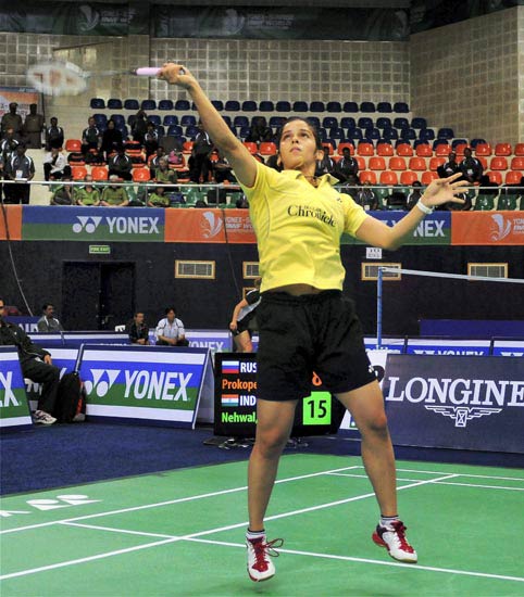 चेतन आनंद और सायना नेहवाल ने बिखेरा जलवा