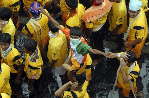 मुंबई में गूंजा, 'जय कन्‍हैयालाल की...'