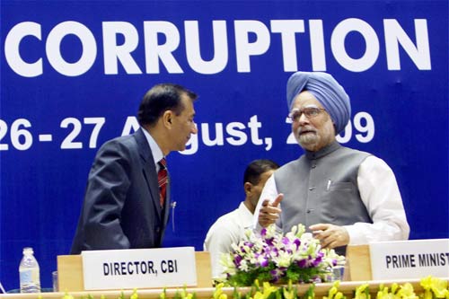 सीबीआई के सम्‍मेलन में प्रधानमंत्री मनमोहन सिंह