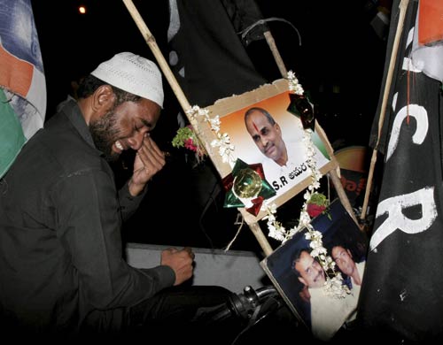 वाईएसआर की अंतिम यात्रा