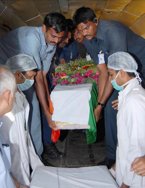 वाईएसआर की अंतिम यात्रा