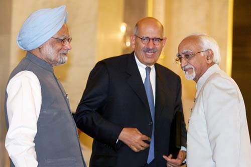 अलबरदेई को इंदिरा गांधी शांति पुरस्कार