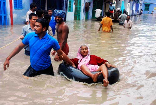 दक्षिण भारत में बाढ़ का कहर