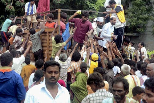 दक्षिण भारत में बाढ़ का कहर