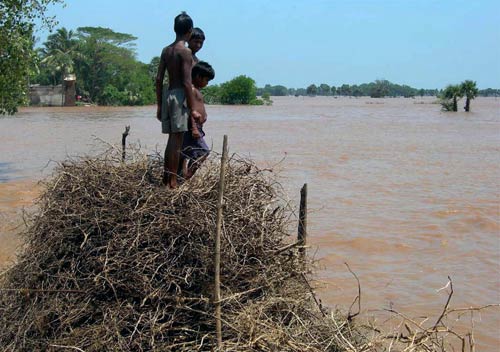 दक्षिण भारत में बाढ़ का कहर