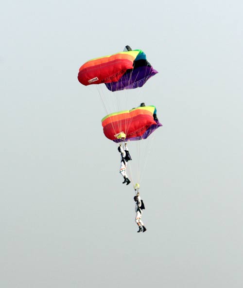 वायुसेना दिवस पर रोमांचक करतब...