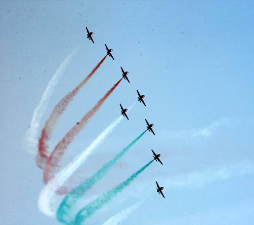 वायुसेना दिवस पर रोमांचक करतब...