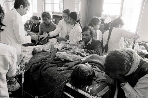 भोपाल गैस त्रासदी की दर्दनाक तस्‍वीरें