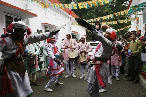 मीडिया से रू-ब-रू हुए बीजेपी अध्‍यक्ष