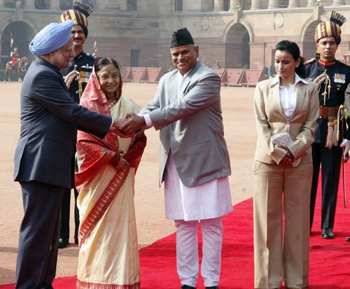 नेपाल के राष्‍ट्रपति का भारत दौरा