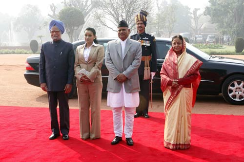 नेपाल के राष्‍ट्रपति का भारत दौरा