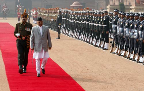 नेपाल के राष्‍ट्रपति का भारत दौरा