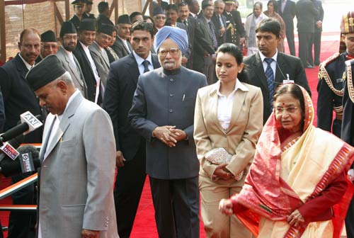 नेपाल के राष्‍ट्रपति का भारत दौरा