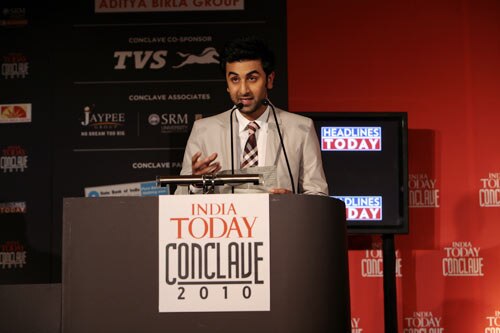 इंडिया टुडे कॉनक्‍लेव में राहुल गांधी ने की शिरकत