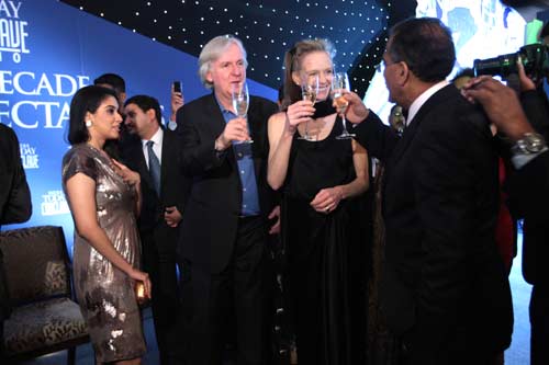 इंडिया टुडे कॉनक्‍लेव के रात्रिभोज में जुटी हस्तियां...