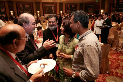 इंडिया टुडे कॉनक्‍लेव के पहले दिन का रात्रिभोज