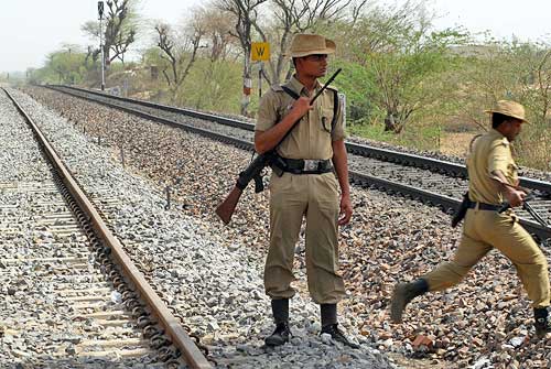 अजमेर के समीप गुर्जरों का धरना-प्रदर्शन
