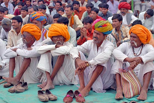 अजमेर के समीप गुर्जरों का धरना-प्रदर्शन