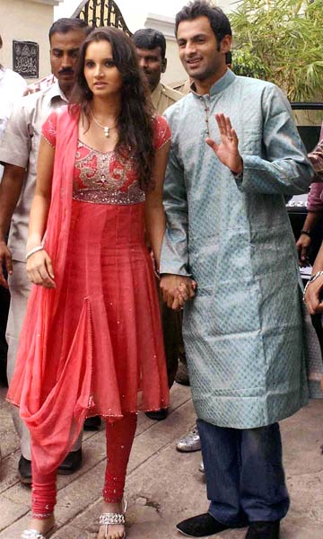 शादी और उसके बाद सानिया मिर्जा और शोएब मलिक