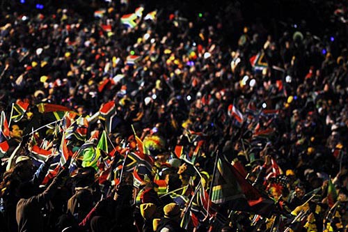 फीफा वर्ल्‍ड कप 2010 का भव्‍य उद्घाटन