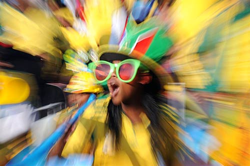 फीफा वर्ल्‍ड कप 2010 का भव्‍य उद्घाटन