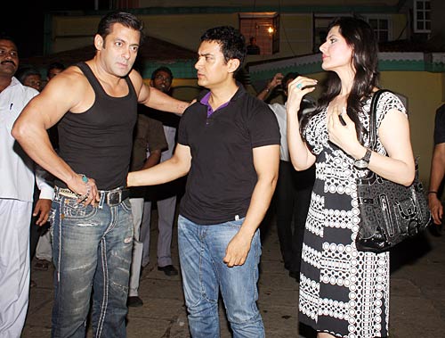 आमिर की पार्टी, सितारों की भीड़