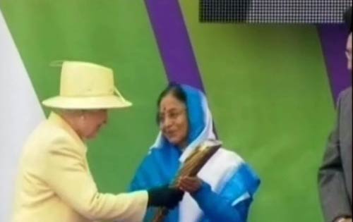 खेलों में उमंग भरने भारत पहुंची मशाल