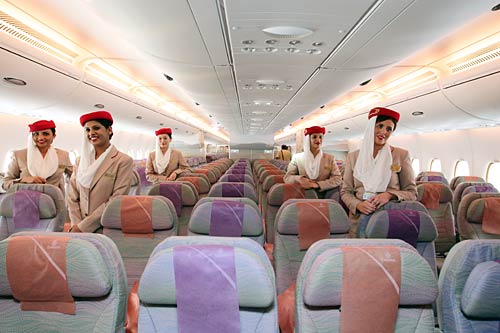 जब टर्मिनल-3 पर उतरा अमीरात एयर बस ए-380