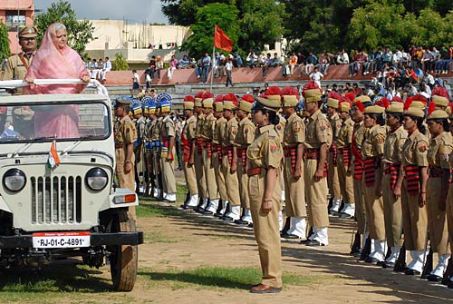 जयपुर में धूमधाम से मना स्‍वतंत्रता दिवस