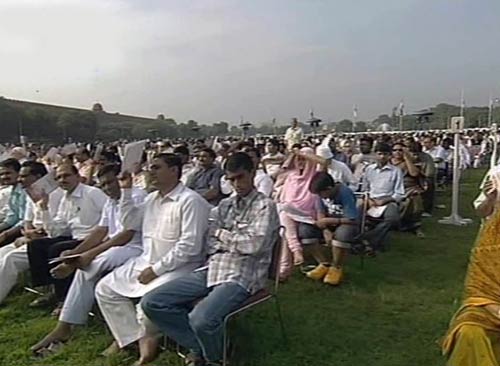 आजादी की 63वीं सालगिरह | फोटो: जयपुर में जश्‍न