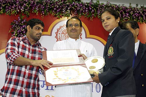 राष्ट्रीय खेल अवार्ड से पुरस्कृत हुआ मध्‍य प्रदेश
