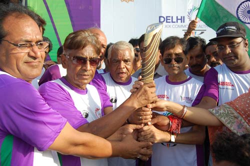 क्वींस बेटन रिले भोपाल पहुंची