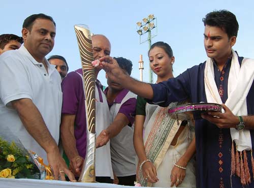 क्वींस बेटन रिले भोपाल पहुंची