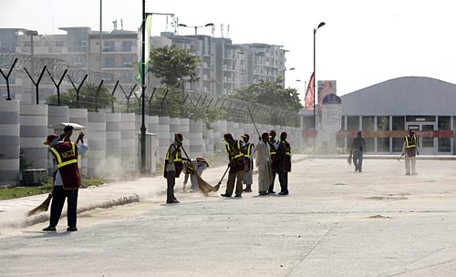 जयपुर पहुंची कॉमनवेल्थ एक्सप्रेस...