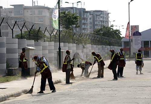 जयपुर पहुंची कॉमनवेल्थ एक्सप्रेस...