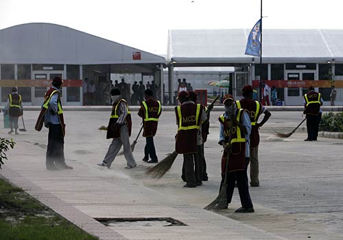 जयपुर पहुंची कॉमनवेल्थ एक्सप्रेस...