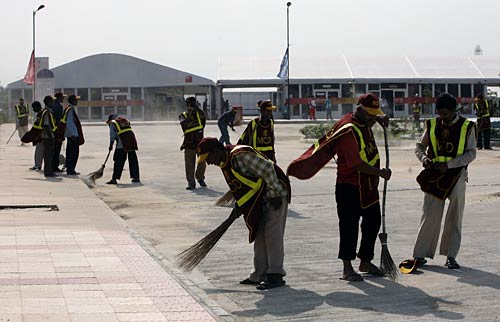 जयपुर पहुंची कॉमनवेल्थ एक्सप्रेस...