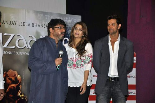 फिल्‍म 'गुजारिश' के प्रमोशन में जुटे ऐश-ऋतिक। अनदेखी तस्‍वीरें