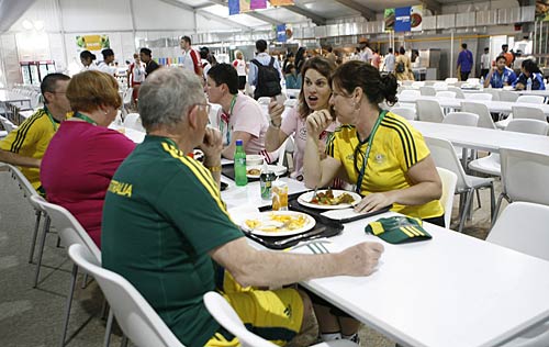 खेलगांव में शुरू हुआ खिलाडि़यों का आना