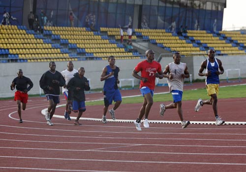 राष्‍ट्रमंडल खेलों में भाग लेने दिल्‍ली पहुंचे खिलाड़ी